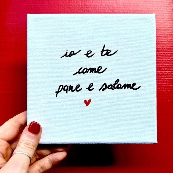 Painting - You and me like bread and salami » Clo'eT Design