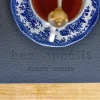 Amerikanischer Tischset - aus Leder » Clo'eT Design