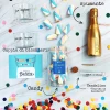 Geburtstagsbox mit gold-/farbenen Kerzen » Clo'eT Design