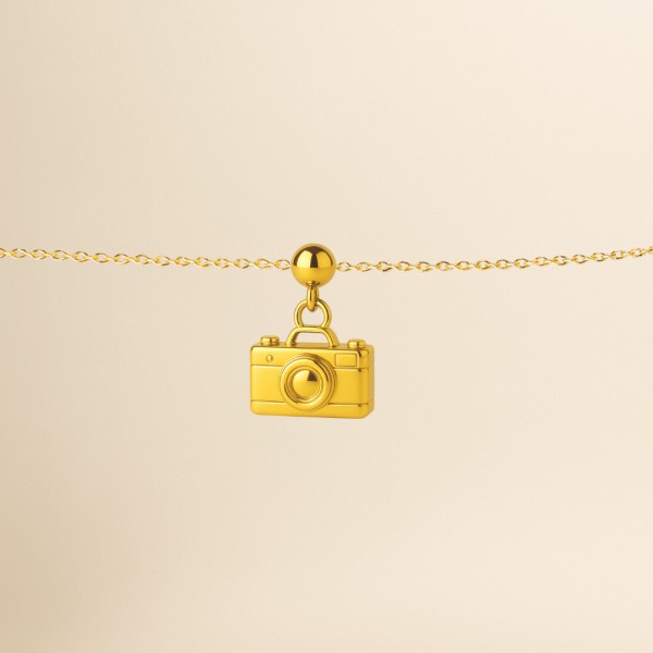 Appareil Photo Charm - Bijou Symbolique Plaqué Or ou Platine » Clo'eT Design