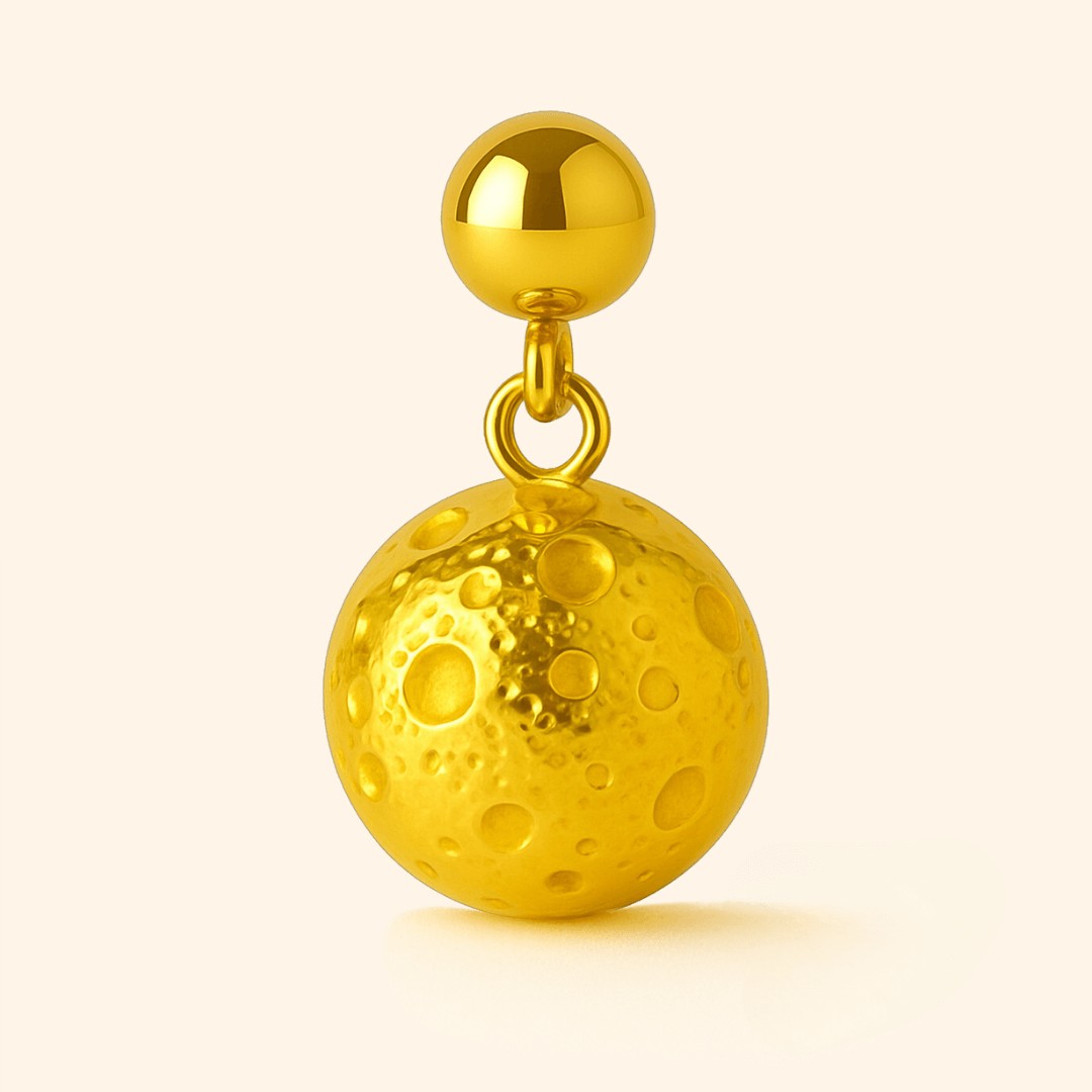 Luna Charm - Bijou Symbolique Plaqué Or ou Platine » Clo'eT Design