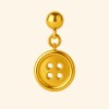 Charm-Knopf - Symbolisches Schmuckstück in 18k Gold oder Platin » Clo'eT Design