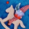 Gnome Rocking Horse Victor - Christmas Decoration » Clo'eT Design