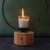 Éclipse - Bougeoir Cercle en Métal et Bois pour Noël » Clo'eT Design