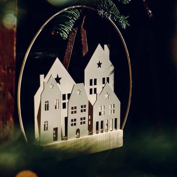 Ghirlande Borgoluce - Mit LED-Lichtern und Holzelementen » Clo'eT Design