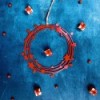 Metal Comet Wreath - Elegant Christmas Decoration » Clo'eT Design