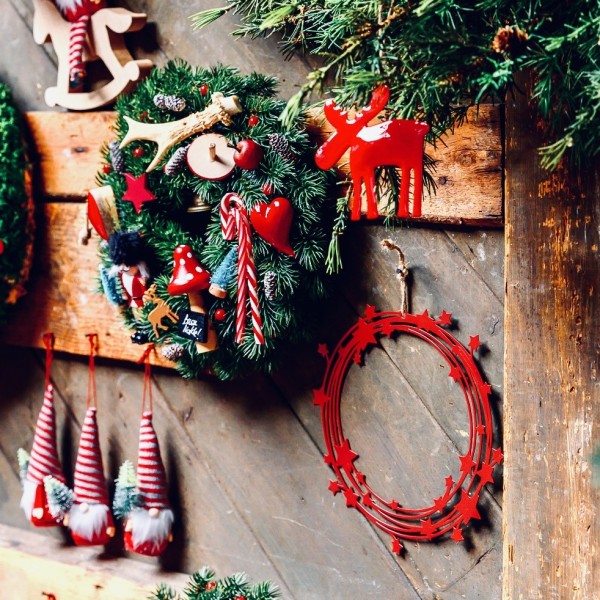 Metall-Girlande Comete - Elegante Weihnachtsdekoration » Clo'eT Design
