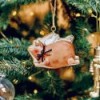 Le Porcelet Porte-Bonheur - Pendentif en Étain pour Noël » Clo'eT Design