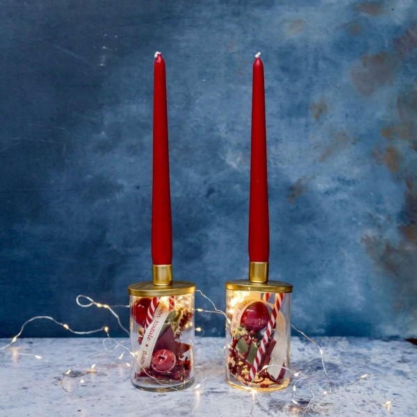 Sei kein Spielverderber! - Goldene Kerzenhalter für Weihnachten » Clo'eT Design