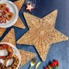 Sous-plats Étoile en Paille pour Tables de Noël et autres » Clo'eT Design