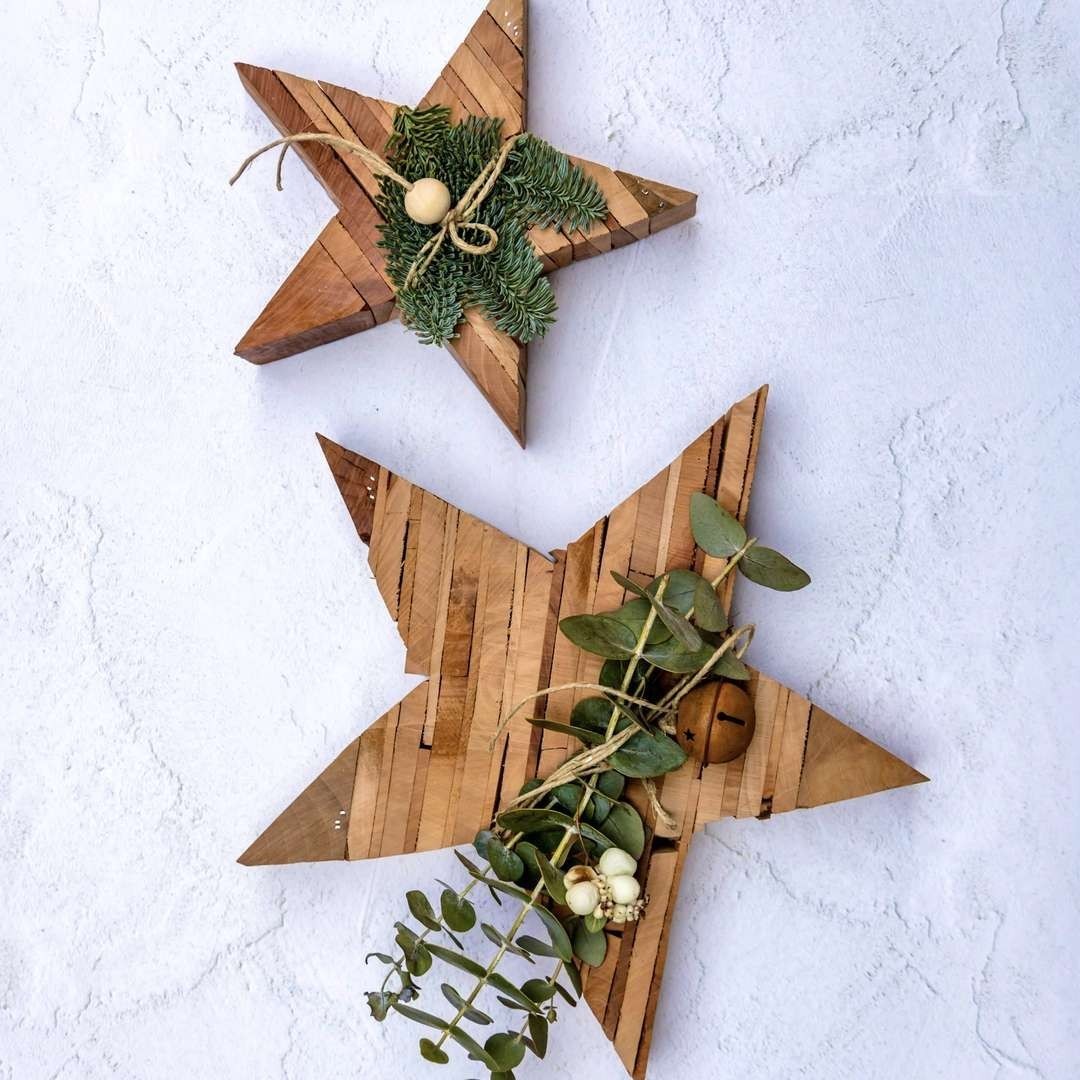 Handmade Wooden Star - Christmas and Home Decoration » Clo'eT Design
