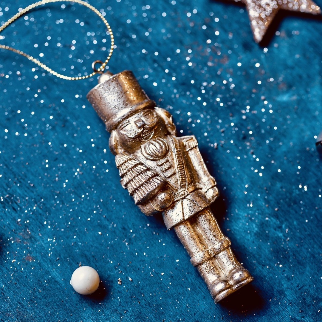 Sven the Nutcracker - Gold Pendant for Christmas » Clo'eT Design