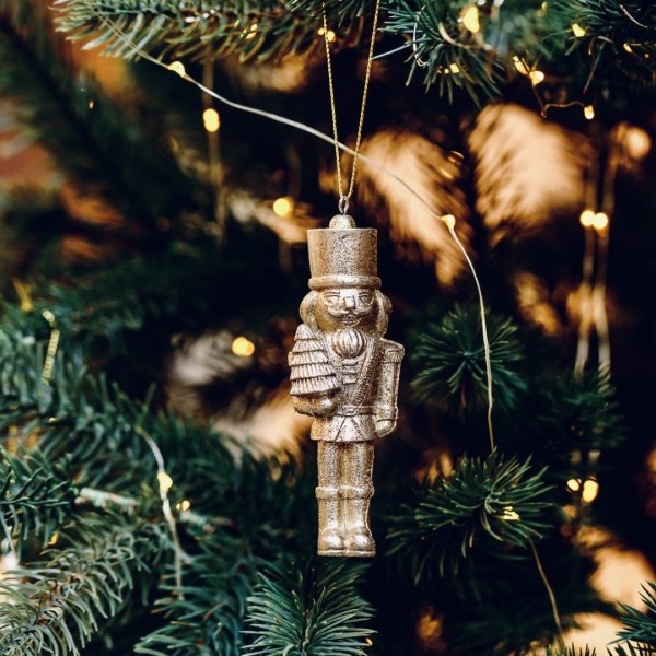 Sven the Nutcracker - Gold Pendant for Christmas » Clo'eT Design