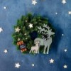 Snow Breath Wreath - Handmade Christmas Decoration » Clo'eT Design