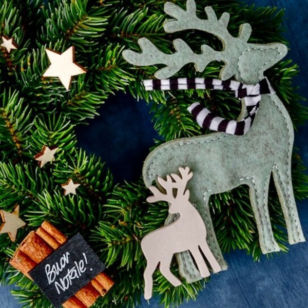 Guirlande Souffle de Neige - Décoration de Noël Artisanale » Clo'eT Design