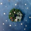 Guirlande Souffle de Neige - Décoration de Noël Artisanale » Clo'eT Design