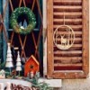 Couronne de Noël en Métal avec Cerf et Faon Élégant » Clo'eT Design