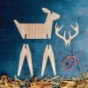 Mein Rudolph Kit: Das Zusammenbaubare Rentier für Weihnachten » Clo'eT Design