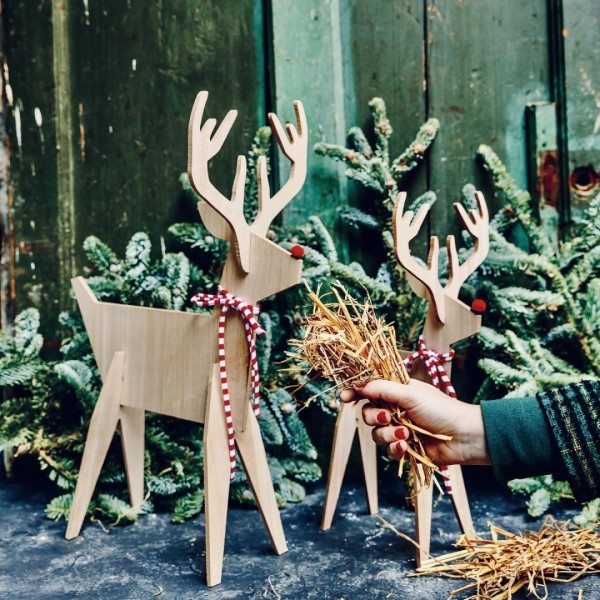 Mein Rudolph Kit: Das Zusammenbaubare Rentier für Weihnachten » Clo'eT Design