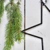 Stella Schwarzer Glitzer für minimalistische Weihnachtsdekorationen » Clo'eT Design