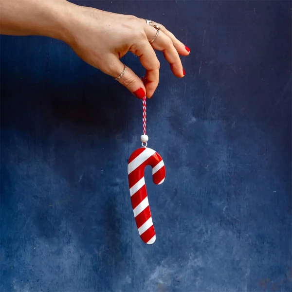 Candy di Natale in Latta - Pendente Decorativo Natalizio » Clo'eT Design