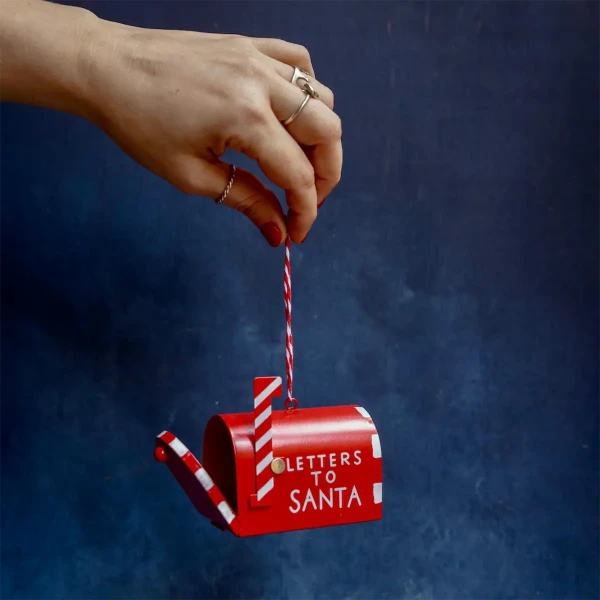 Tin mailbox pendant for Christmas decorations » Clo'eT Design