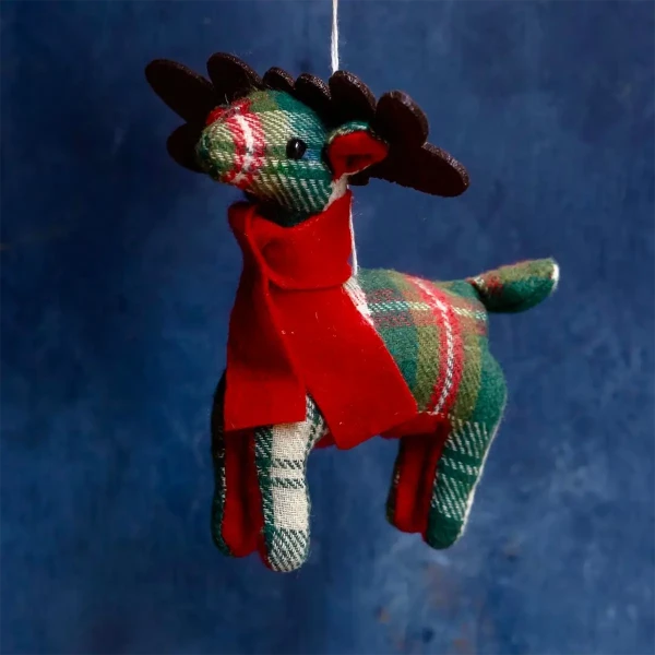 Suie l'Élan en peluche - Décoration de Noël artisanale » Clo'eT Design