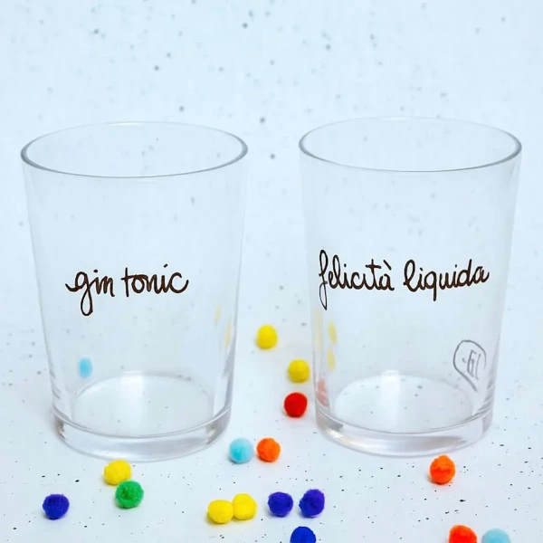 Gin Tonic + Liquid Happiness - Set of Glasses for Christmas » Clo'eT Design