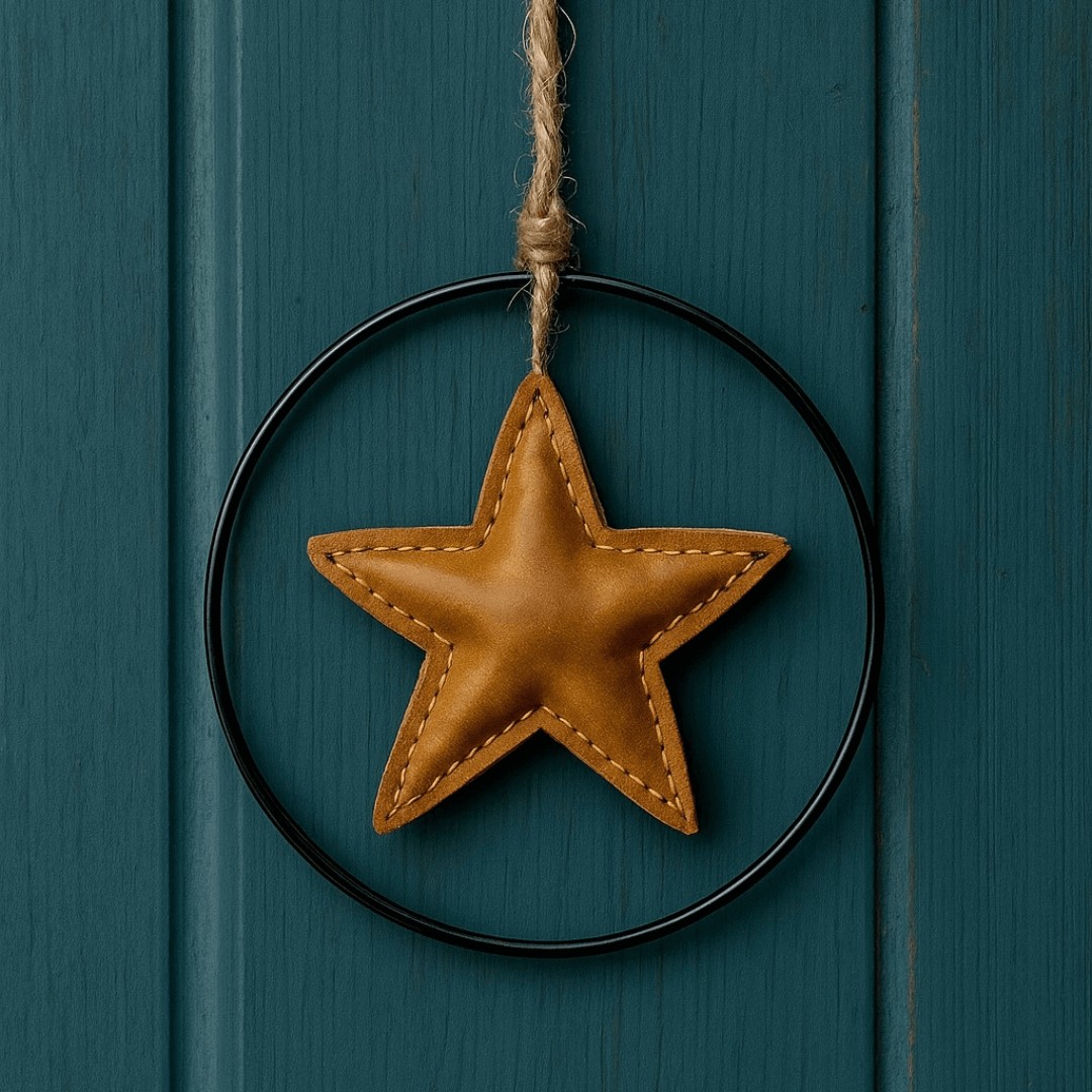 Christmas Amulet: Iron and Leather Pendant for the Winter Solstice » Clo'eT Design