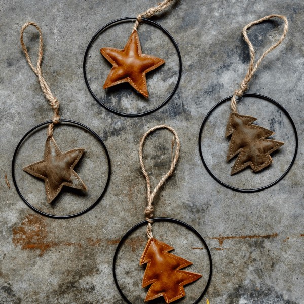 Christmas Amulet: Iron and Leather Pendant for the Winter Solstice » Clo'eT Design