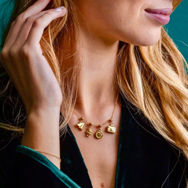 Collana Le Chicche - Schmuck mit verstellbarem Pin-Slider-Verschluss » Clo’eT Design