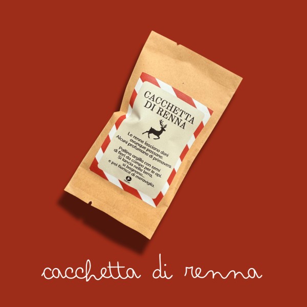 Cacchette de Renne : Bonbons de Noël avec des graines de fleurs pour abeilles » Clo'eT