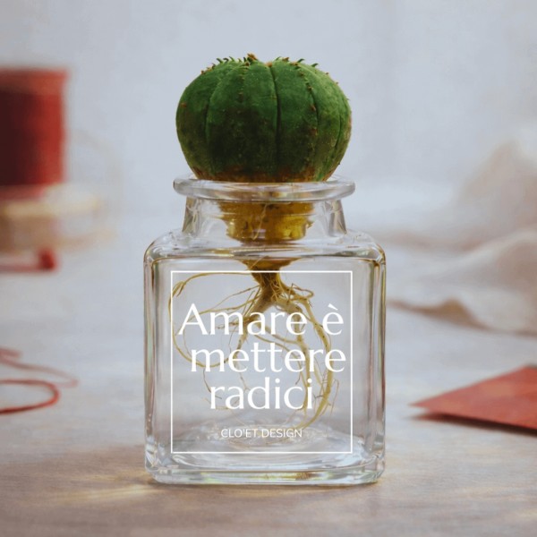 Aimer, c'est s'enraciner - idée cadeau Saint-Valentin » Clo'eT
