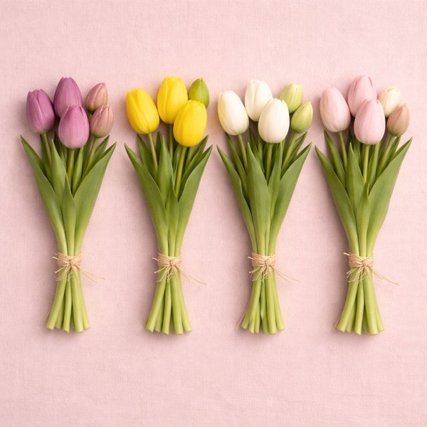 Realistische Tulpensträuße aus Silikon » Clo'eT Design
