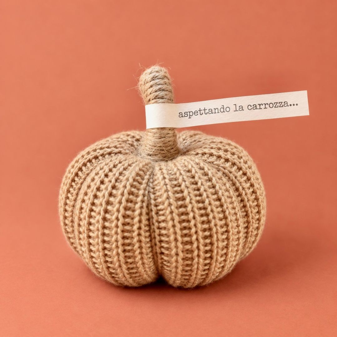 Zucca decorativa ZUCCOLA “Aspettando la carrozza…”  » Clo'eT Design