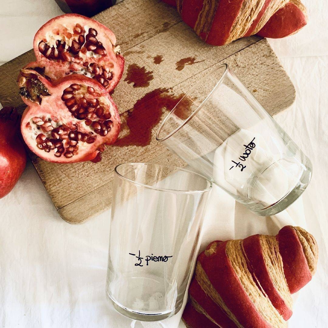 Paire de Verres - à moitié Plein & à moitié Vide » Clo'eT Design