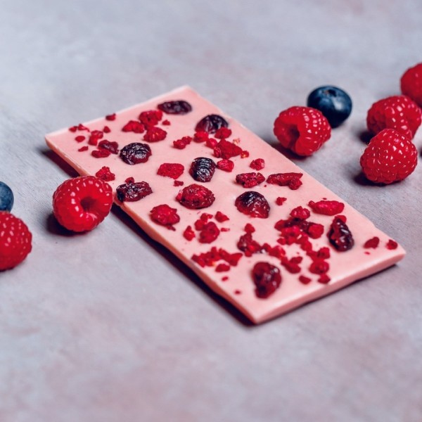 Schokolade - Himbeere und Heidelbeeren - Weiß » Clo'eT Design